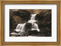 Framed Golden Waterfall II