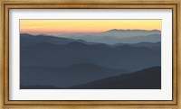 Framed Clingman's Sunrise