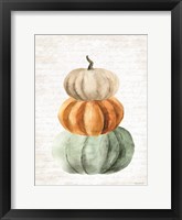Framed Pumpkin Stack