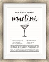 Framed Martini