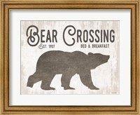 Framed Bear Crossing