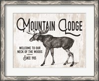 Framed Mountain Lodge