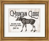 Framed Mountain Lodge