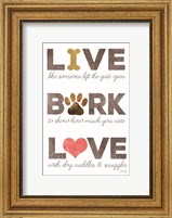 Framed Live, Bark, Love
