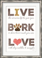 Framed Live, Bark, Love