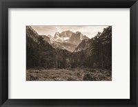 Framed Mountains in the Middle