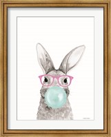 Framed Bubble Gum Bunny