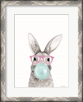 Framed Bubble Gum Bunny