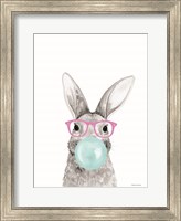 Framed Bubble Gum Bunny