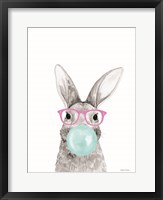 Framed Bubble Gum Bunny