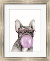 Framed Bubble Gum Puppy