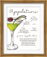 Framed Appletini Recipe