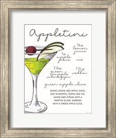 Framed Appletini Recipe