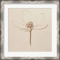 Framed 'Modern Vintage Floral IV' border=