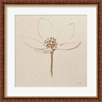 Framed Modern Vintage Floral IV