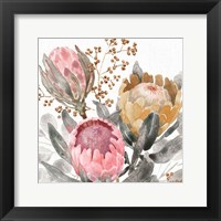 Framed Petal Passion IX Soft Boho