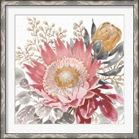 Framed Petal Passion VIII Soft Boho