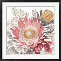 Framed Petal Passion VIII Soft Boho