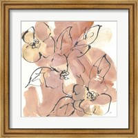 Framed Cashmere Florals II