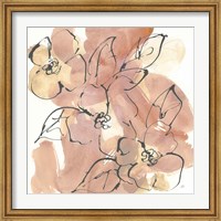 Framed Cashmere Florals II