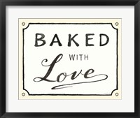 Framed Baked with Love