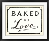 Framed Baked with Love