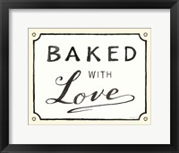 Framed Baked with Love
