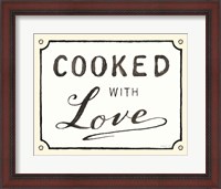 Framed Cooked with Love