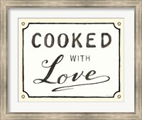 Framed Cooked with Love