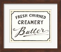 Framed Creamery Butter