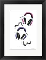 Framed Headphones Love