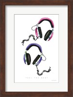 Framed Headphones Love