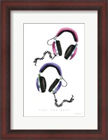 Framed Headphones Love