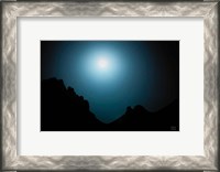 Framed Blue Moon Desert