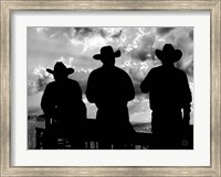 Framed Three Cowboys