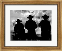 Framed Three Cowboys