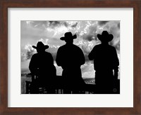 Framed Three Cowboys