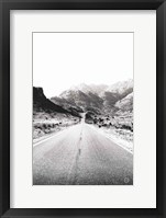 Framed Road to Old West BW