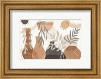 Framed Botanical Form I Neutral