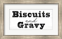 Framed Biscuits and Gravy