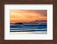 Framed Long Beach Sunset