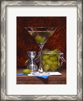 Framed Dirty Martini