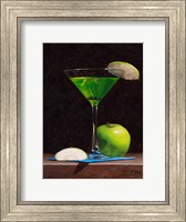 Framed Sour Apple Martini