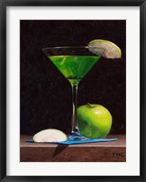 Framed Sour Apple Martini