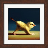 Framed Yoga Chick Mule Kick