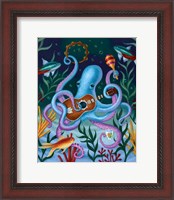 Framed Virtuoso In Blue