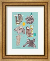 Framed Party With Sloths