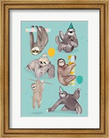 Framed Party With Sloths