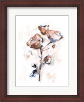 Framed Abstract Rose Bouquet I