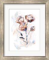 Framed Abstract Rose Bouquet II
